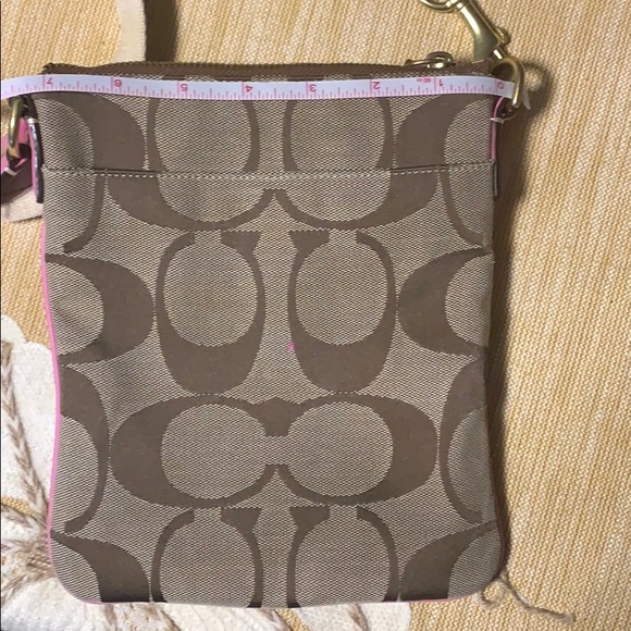 Pink and tan Coach bag - Picture 7 of 7